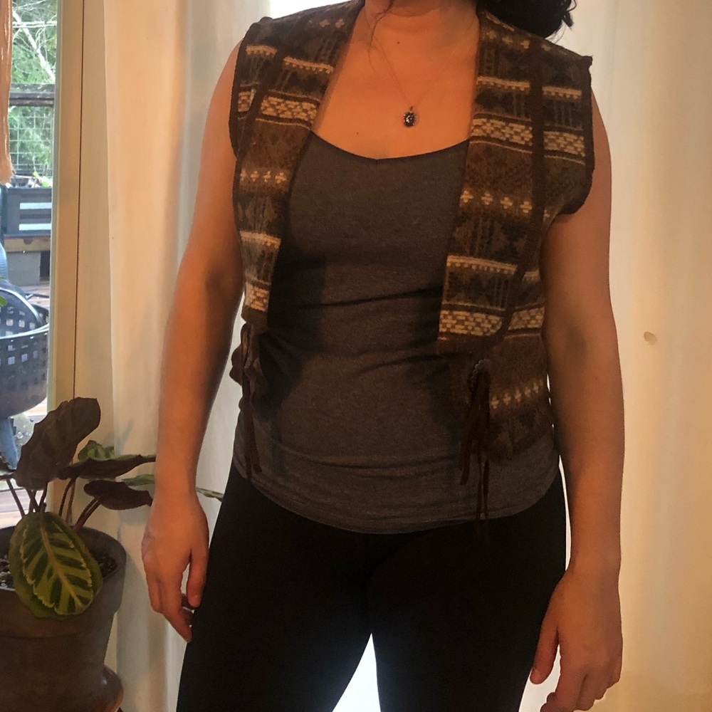 Woolrich western southwest wool vest